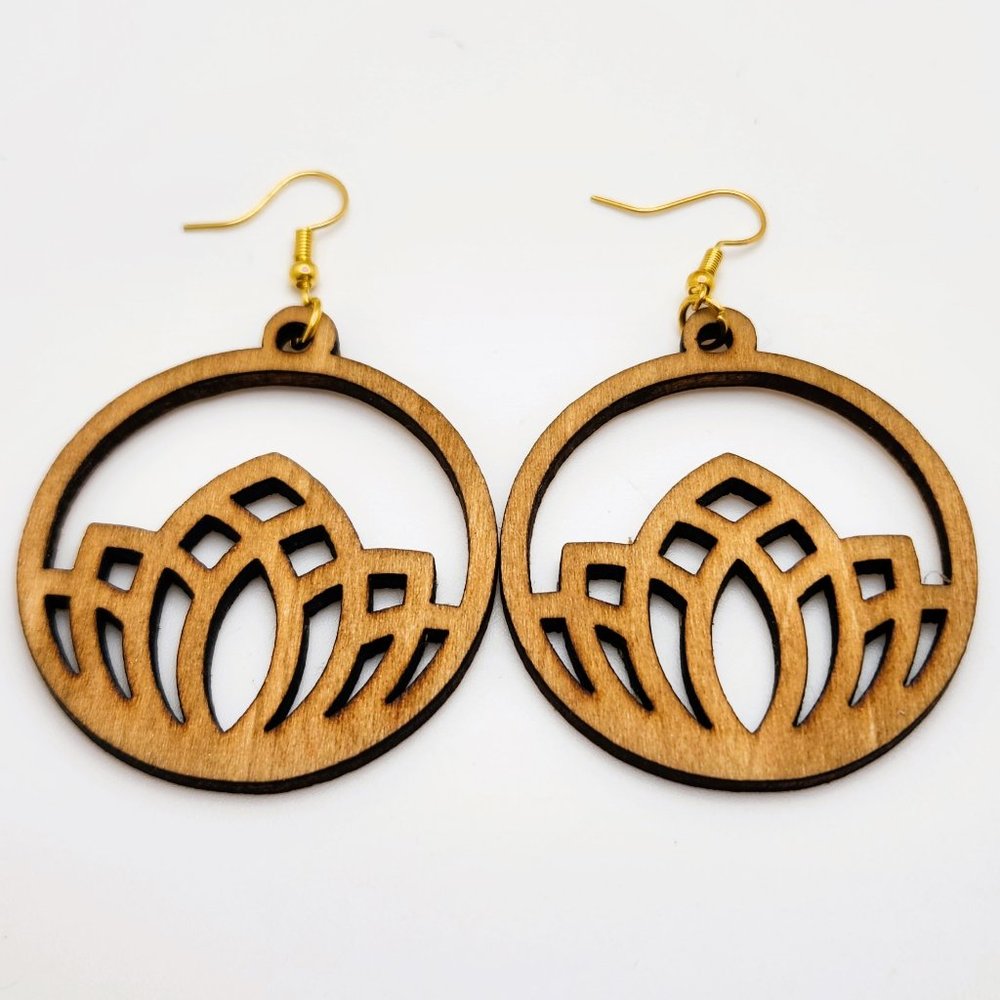 2/$30 SALE Wooden Boho Earrings - Handmade & Lightweight